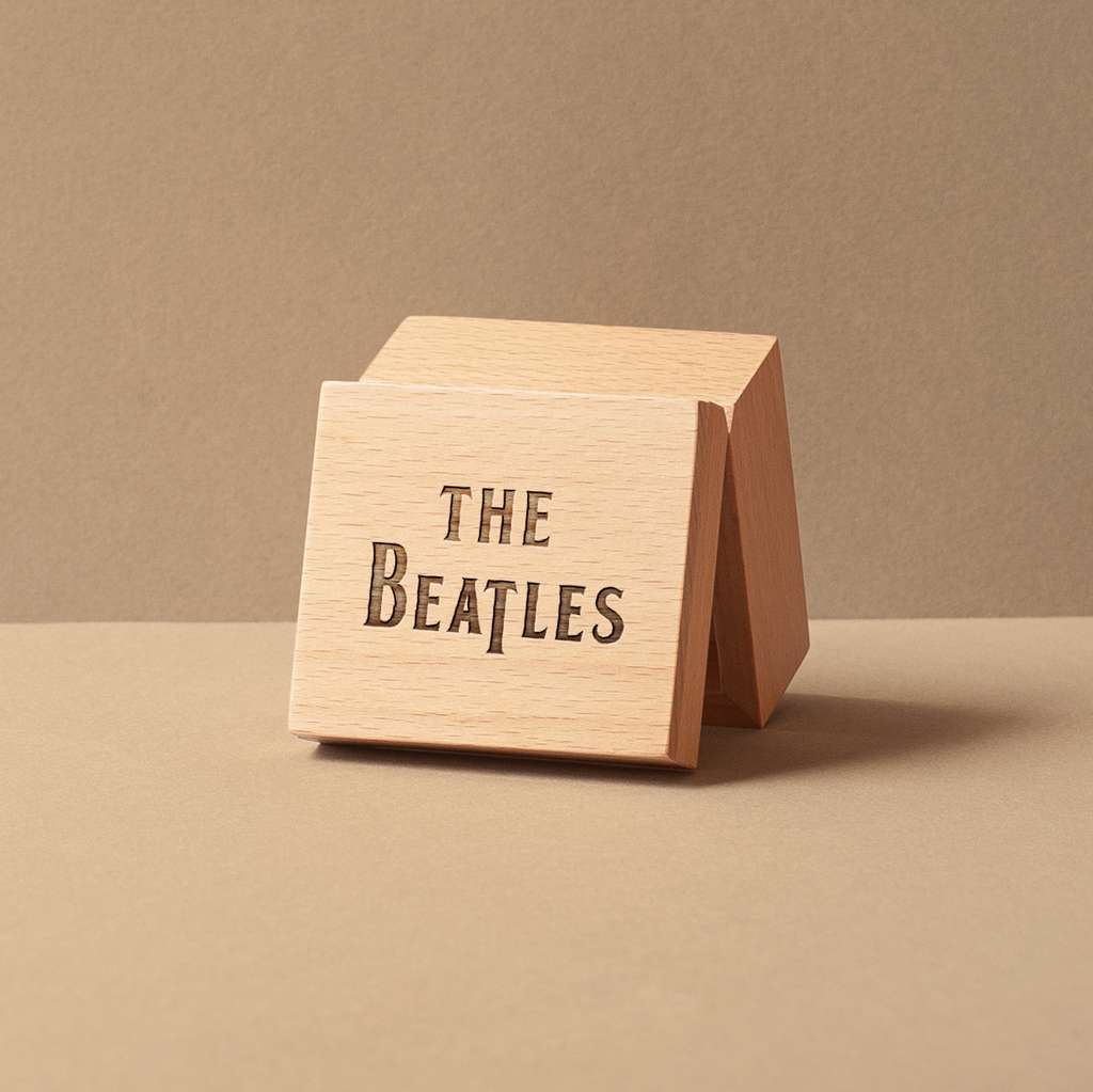 Caja musical The Beatles grabada con láser