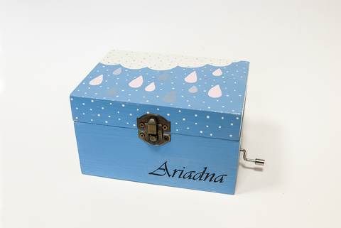 Caja azul con Ariadna